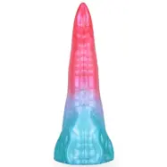 Alien Beast Cyan Rainbow Dildo 21 cm