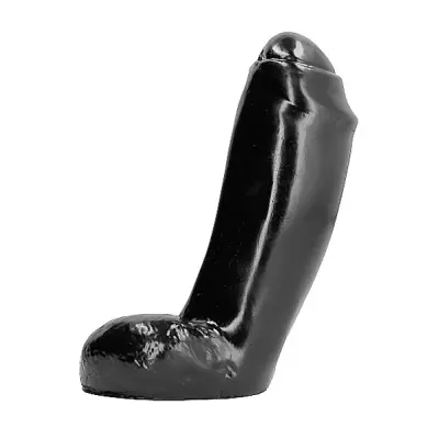 All Black Anal Dildo 18 cm