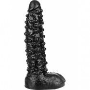 All Black: Dark Crystal Dildo, 27 cm