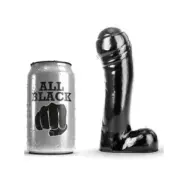 All Black Dildo Black 15 Cm