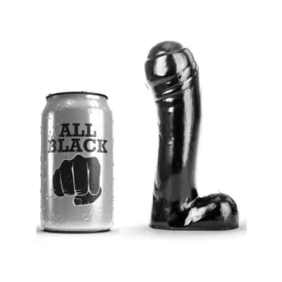 All Black Dildo Black 15 Cm