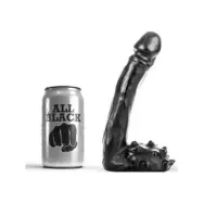 All Black Dildo Realistic 19 Cm