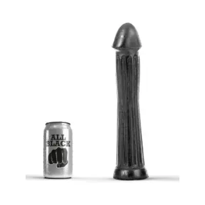 All Black Plug Dildo 31 Cm