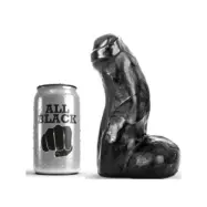 All Black Realistic Dong Black 17 Cm