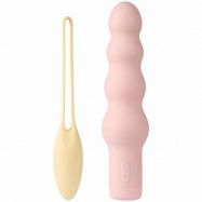 Amaysin Pleasure Set med Beaded Dildo och Knipkula 55g