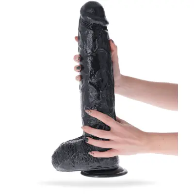 Augustus Extreme Dildo - Black