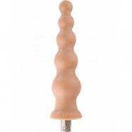 Auxfun: Ribbed 3XLR Dildo Attachment, 21 cm