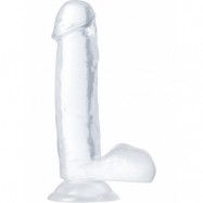 B Yours: Diamond Gleam Dildo, 18 cm, transparent