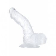 B Yours Diamond Sparkle Clear Dildo