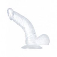 B Yours: Diamond Sparkle Dildo, 16.5 cm, transparent