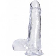 B Yours Plus: Rock n' Roll Dildo, 18 cm, transparent