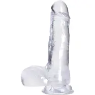 B Yours Plus: Rock n' Roll Dildo, 18 cm, transparent