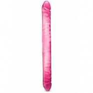 B Yours Rosa Dubbeldildo 46 cm