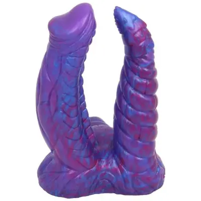 Bad Demon Double Dildo Orphox Purple 18,5 cm