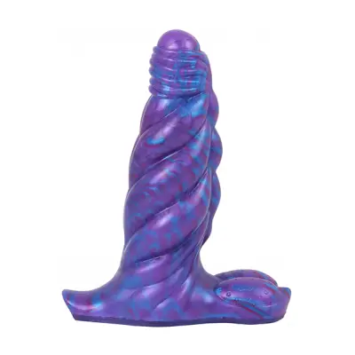 Bad Demon Seraphon Vibrating Dildo Purple 13,5 cm