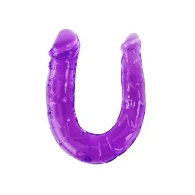 Baile Double Dildo In Lilac Flexible Jelly