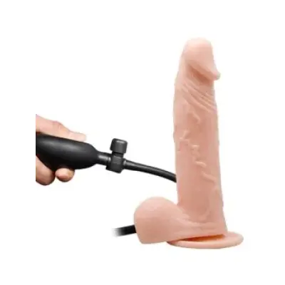 Baile Realistic Vibrating And Inflatable Dildo