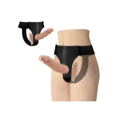 Baile Ultra Passionate Double Dildos With Harness