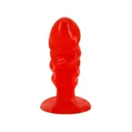 Baile Unisex Anal Plug With Red Suction Cup