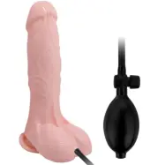 Baile Uppblåsbar Realistisk Dildo med Sugkopp 15 cm