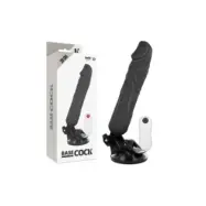 Basecock Realistic Vibrator Remote Control Black 20 Cm -O- 4 Cm