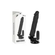 Basecock Realistic Vibrator Remote Control Black 21 Cm -O- 4 Cm