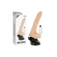 Basecock Realistic Vibrator Remote Control Flesh 19 Cm -O- 4 Cm