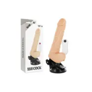 Basecock Realistic Vibrator Remote Control Natural With Testicles 19.5 Cm -O- 4 Cm