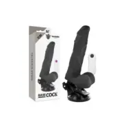 Basecock Vibrador Articulable Control Remoto Negro 21 Cm -O- 5 Cm