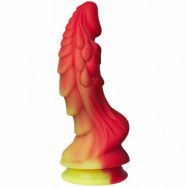 Fantasm Tales Red Dragon Silikondildo 22 cm - Röd