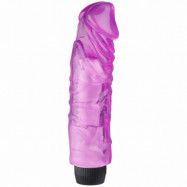 baseks Realistisk Multispeed Lila Dildovibrator XL - Purple