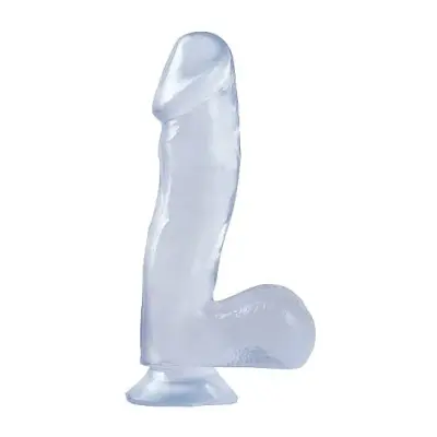 Basix transparent dong med sugkopp (16,5 cm)