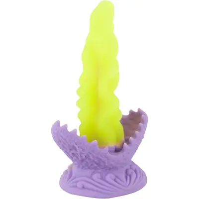 Beasty Cocks: Passion Plant, Creature Dildo with LED, 22 cm