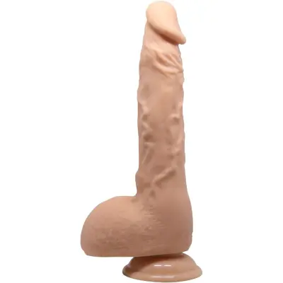 Beautiful Jason: Realistisk Dildo med Sugpropp, 25 cm, ljus