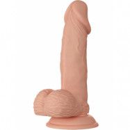 Beautiful Zebulon: Lifelike-Skin Dildo, 19 cm