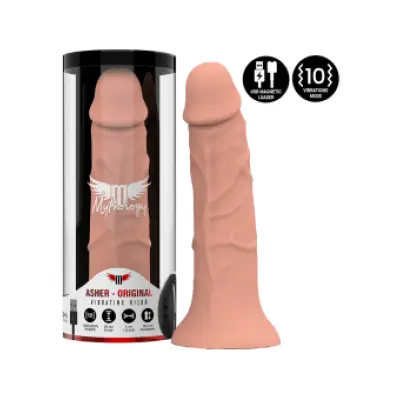 Mythology Asher Original Dildo M Vibrator Compatible With Watchme Wireless Technology