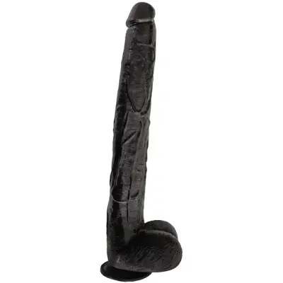 Black Baller: Monster Realistic Cock, 43 cm