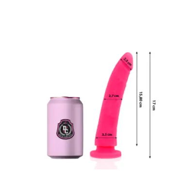 Delta Club Toys Pink Dildo Medical Silicone 17 Cm -O- 3 Cm