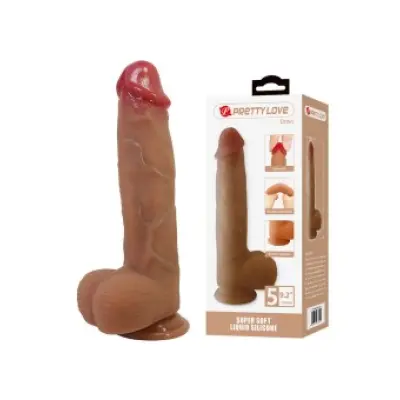 PRETTY LOVE - ORTON REALISTIC DILDO WITH SUCTION CUP 23.5 CM -Ã˜- 4.9 CM