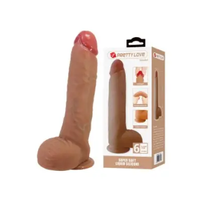 PRETTY LOVE - MENDEL REALISTIC DILDO WITH SUCTION CUP 25.5 CM -Ã˜- 5.6 CM