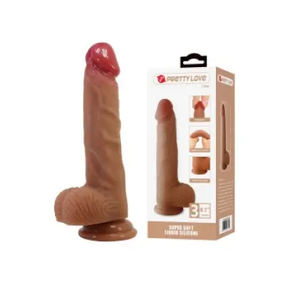 PRETTY LOVE - LISLE REALISTIC DILDO WITH SUCTION CUP 20.6 CM -Ã˜- 4.2 CM