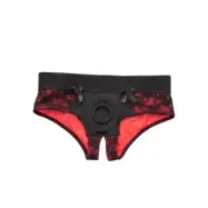 Calexotics Scandal Set Of Crotchless Panties With Dildo Size S/M