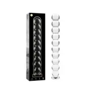 Nebula Series By Ibiza Model 22 Dildo Borosilicate Glass Clear 21.5 Cm -O- 2.5 Cm