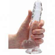 Crystal Clear dildo 17 cm, Clear