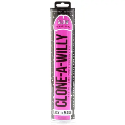 Clone-a-Willy Glow In The Dark Pink