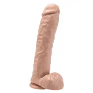 COCK 11 INCH W/ BALLS FLESH