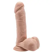 COCK 7 INCH W/ BALLS FLESH