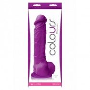 COLOURS PLEASURE DILDO 8INCH PURPLE