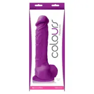 COLOURS PLEASURE DILDO 8INCH PURPLE