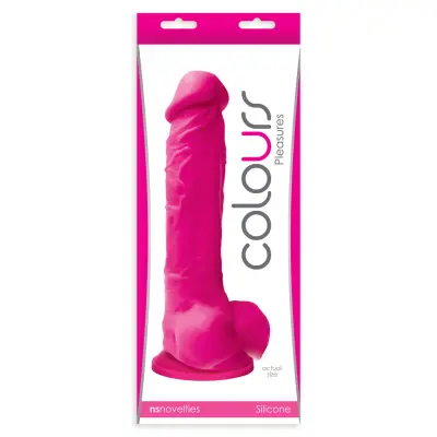 COLOURS PLEASURES LARGE PINK - DILDO 25CM
